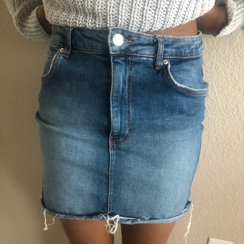 Zara denim skirt